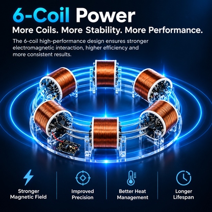 6 Coil Electromagnetic Accelerator