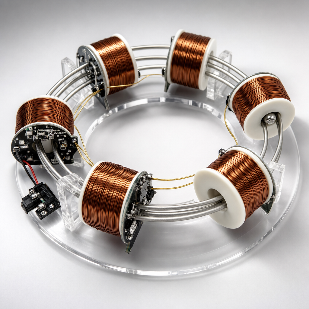 6 Coil Electromagnetic Accelerator