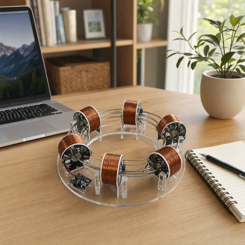 6 Coil Electromagnetic Accelerator